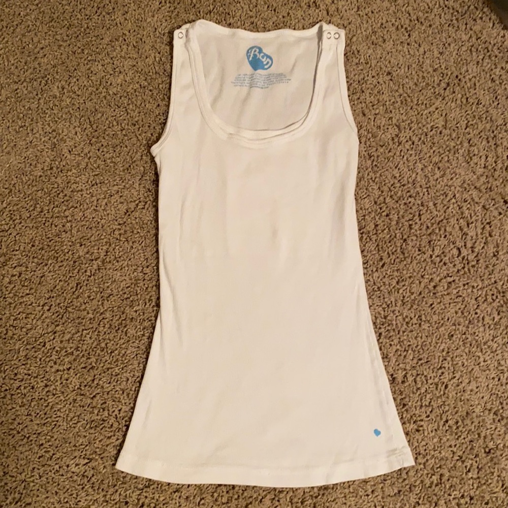 Bun Nursing Tank - white